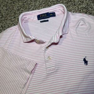 Polo Ralph Lauren Shirt Mens 2XL Short Sleeve Lightweight Pima Soft Touch Pink
